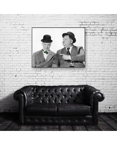 Laurel y Hardy como El gordo y el flaco en Big Noise