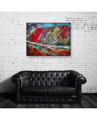 Parque Geológico Zhangye Danxia, Gansu, China.