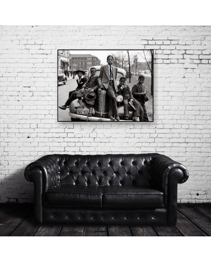 South side boys on Easter morning, South side Chicago Illinois, 1941