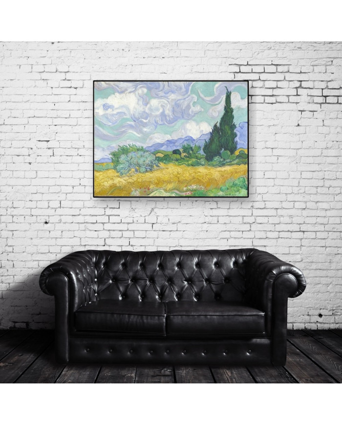 Vicent Van Gogh, Champ de blé avec cyprès