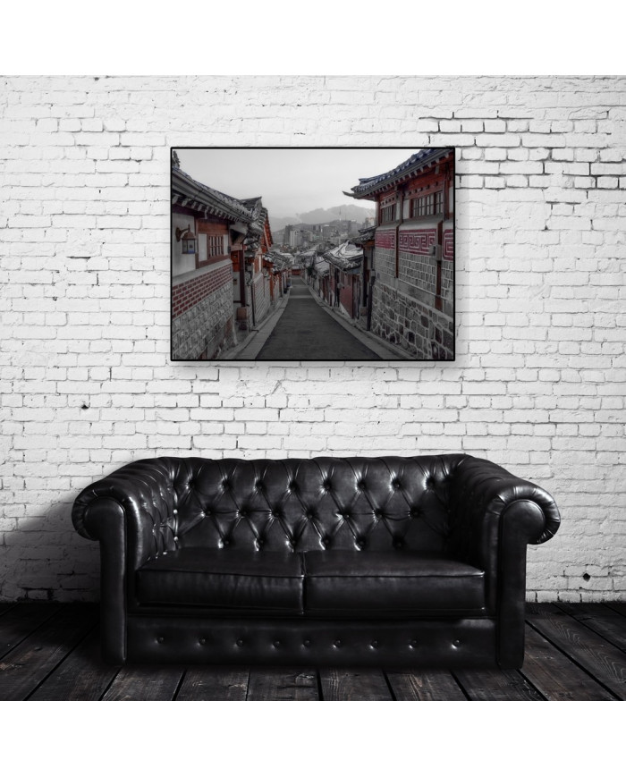 Vista del Seúl antiguo, Korea del Sur