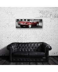 Steve Mcqueen conduciendo su Jaguar