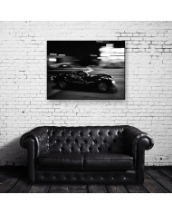 Steve McQueen driving on Sunset Strip, 1963