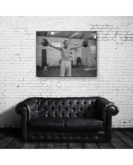 Steve Mcqueen en el gimnasio, 1963