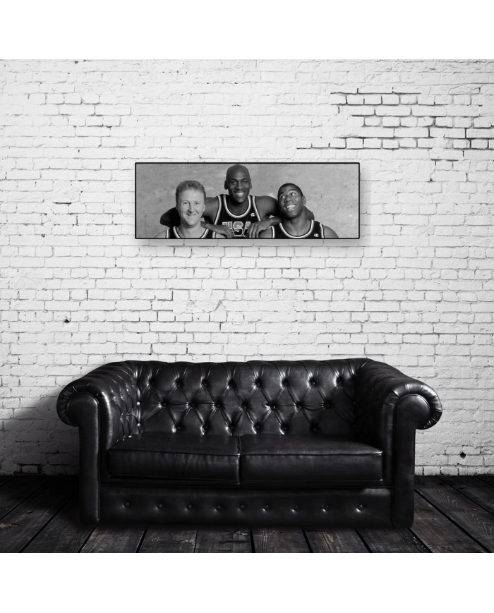 The Dream team Michael Jordan, Magic Jonhson, Larry Bird