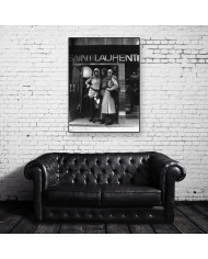 Yves Saint Laurent junto con Betty Catrox