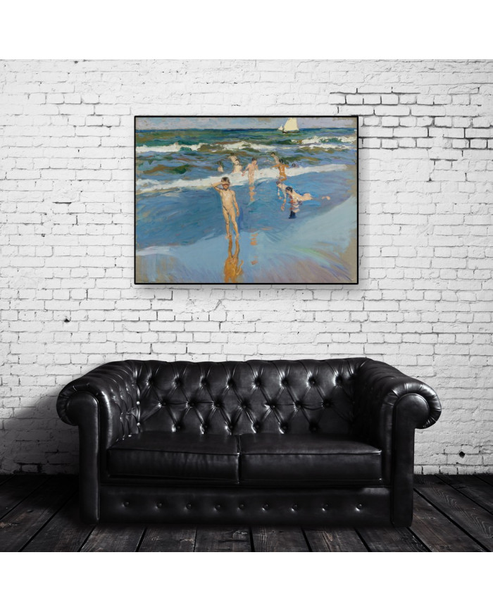 Joaquín Sorolla, Niños en el mar de la playa de Valencia