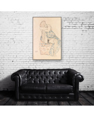 Gustav Klimt, Seated Figure with Gathered up Skirt