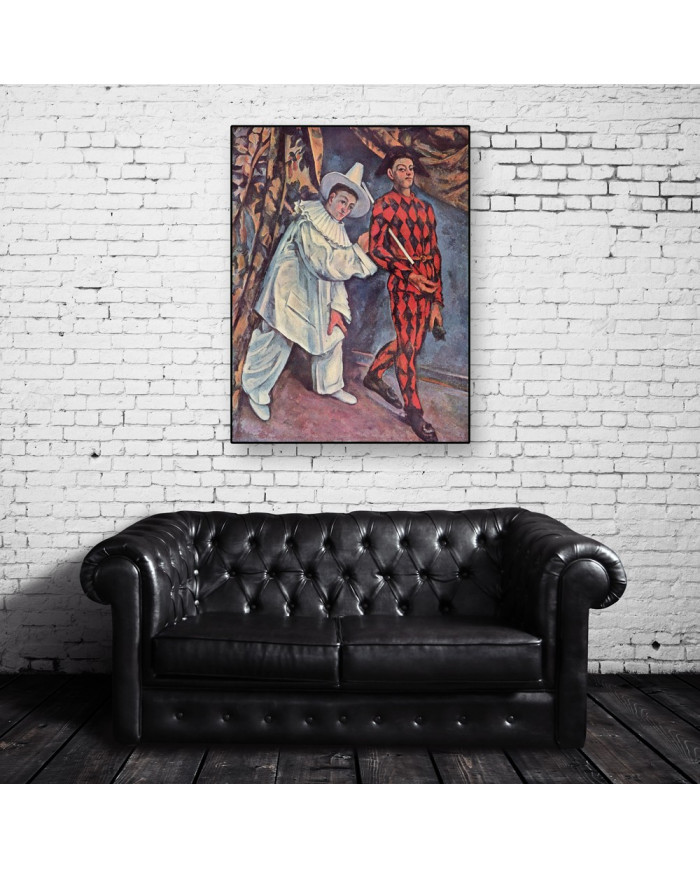 Paul Cezanne, Pierrot and Harlequin (Mardi Gras)