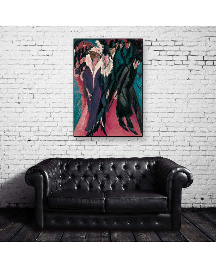 Ernst Ludwig Kirchner, calle de Berlín, 1913