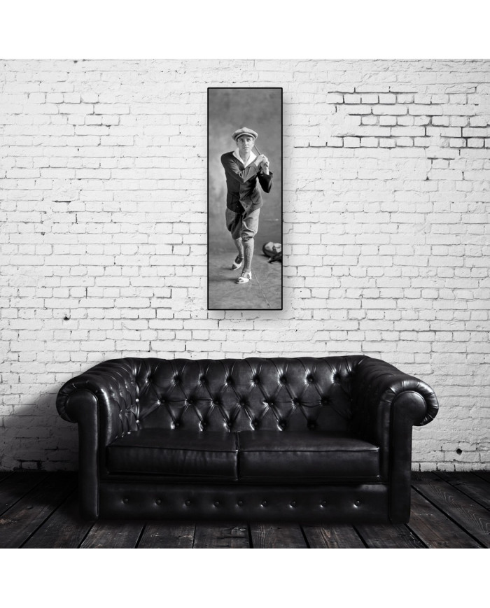 Robert Brister practicando golf,1925