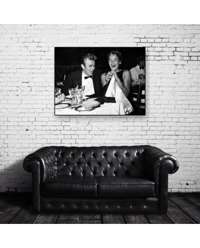 James Dean y Ursula Andress,1955 James Dean y Ursula Andress,1955