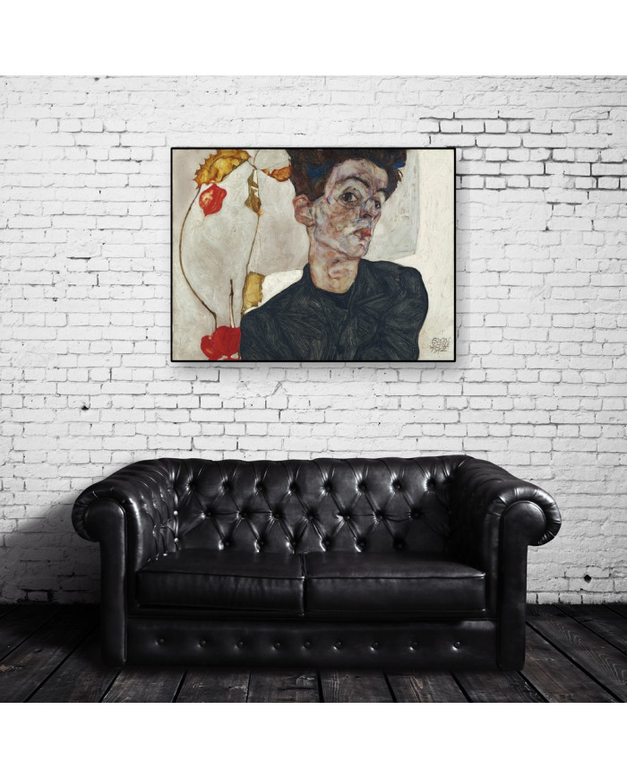 Egon Schiele, Autoretrato