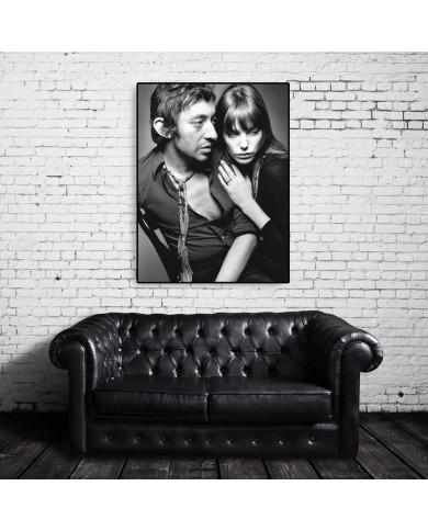 Serge Gainsbourg con Jane Birkin Serge Gainsbourg con Jane Birkin
