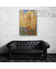 Claude Monet,Rouen Cathedral at sunset