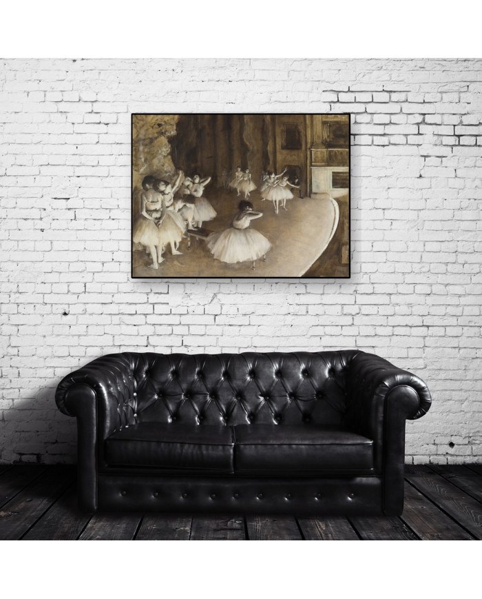 Edgar Degas,Rehearsal on Stage