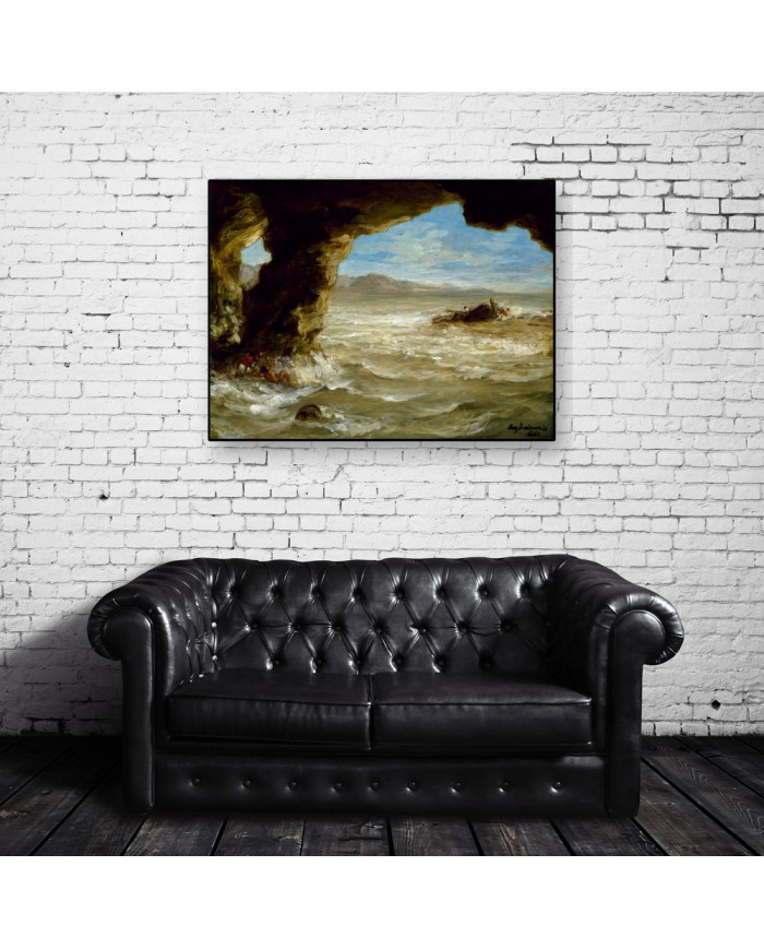Eugene Delacroix,Shipwreck on the Coast