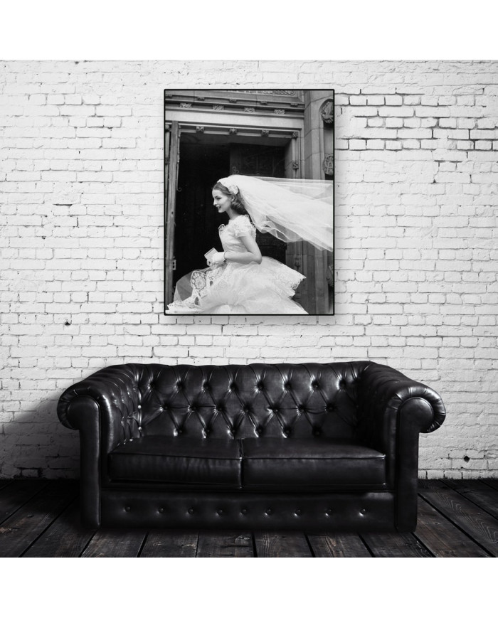 Martha Boss,vestida de novia,1952