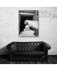 Martha Boss,vestida de novia,1952