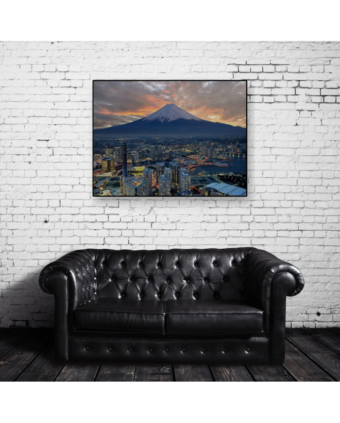 Yokohama junto al Monte Fuji,Japón