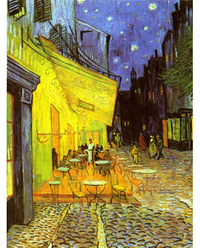 Vincent Van Gogh, Terrasse du café le soir Vincent Van Gogh, Terrasse du café le soir