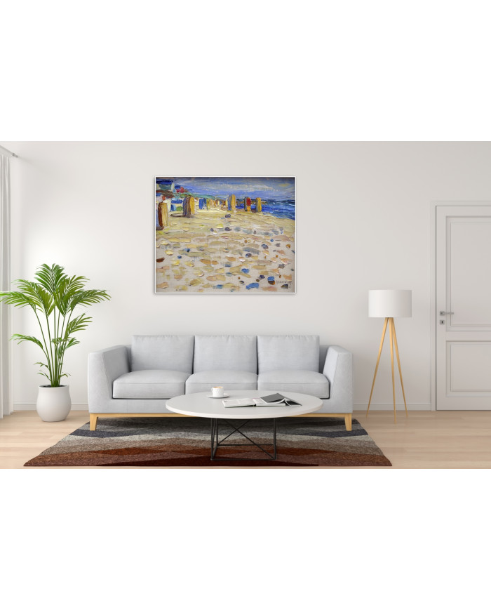 Vasili Kandinski, Holland, Strandkörbe, 1904