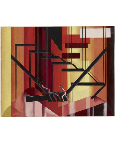 Aleksandra Ekster, Stage Design for Don Juan in Hell, 1929 Aleksandra Ekster, Stage Design for Don Juan in Hell, 1929