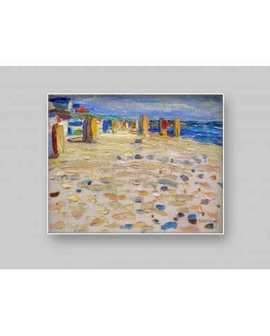 Vasili Kandinski, Holland, Strandkörbe, 1904 Vasili Kandinski, Holland, Strandkörbe, 1904