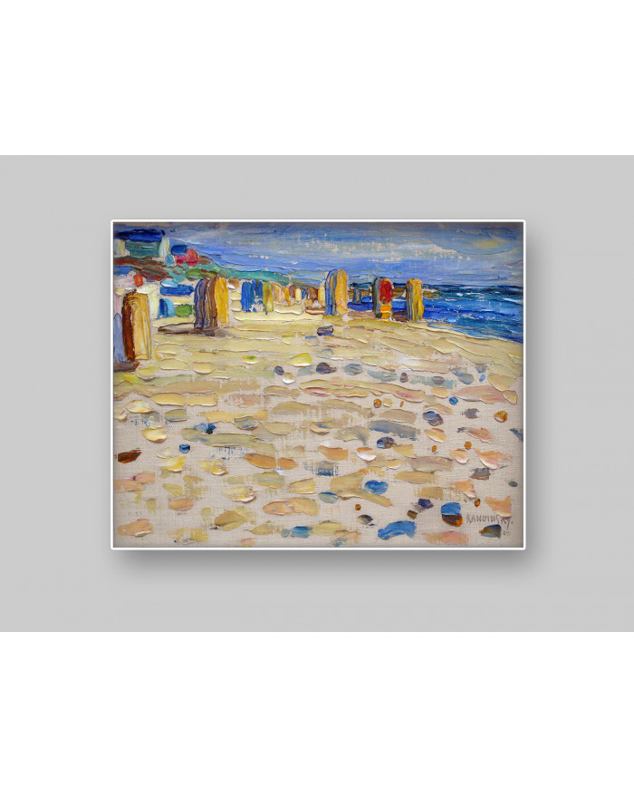 Vasili Kandinski, Holland, Strandkörbe, 1904