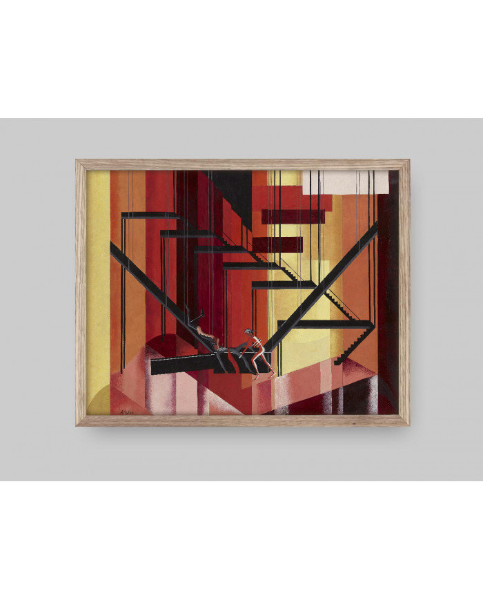 Aleksandra Ekster, Stage Design for Don Juan in Hell, 1929