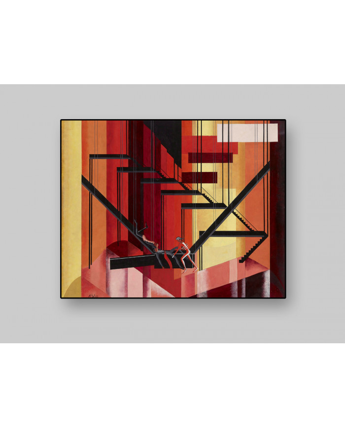 Aleksandra Ekster, Stage Design for Don Juan in Hell, 1929