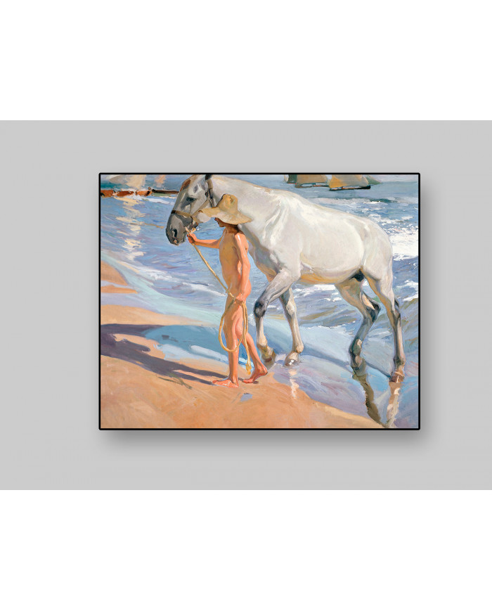 Joaquín Sorolla, El baño del caballo, 1909