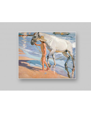 Joaquín Sorolla, El baño del caballo, 1909 Joaquín Sorolla, El baño del caballo, 1909