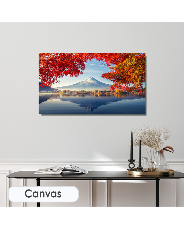 Lago Kawaguchiko junto al Monte Fuji, Japón