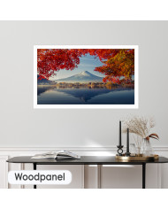 Lago Kawaguchiko junto al Monte Fuji, Japón