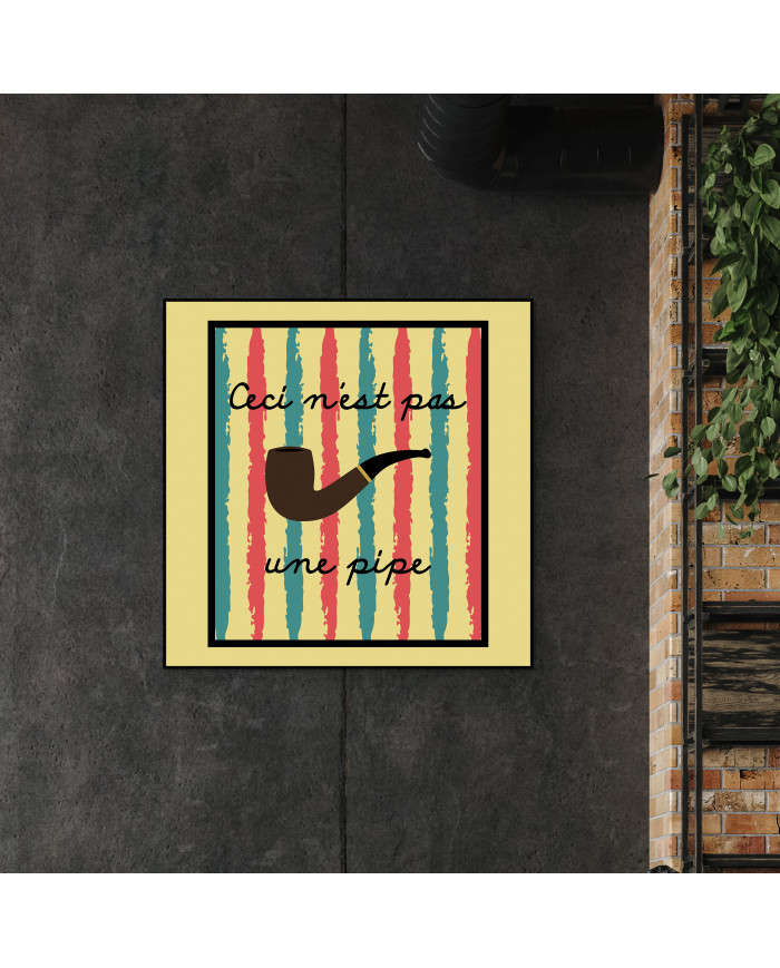 Ceci n'est pas une pipe, a tribute to René Magritte