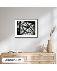 Vista del Museo del Louvre desde el reloj del Museo De Orsay, París