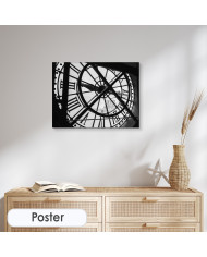 Vista del Museo del Louvre desde el reloj del Museo De Orsay, París