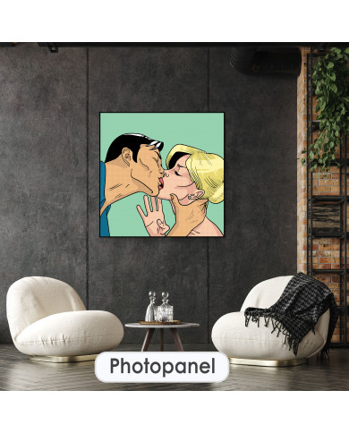 Lovers in Pop Art Style, a tribute to Roy Lichtenstein Lovers in Pop Art Style, a tribute to Roy Lichtenstein
