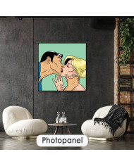 Lovers in Pop Art Style, a tribute to Roy Lichtenstein