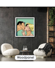 Lovers in Pop Art Style, a tribute to Roy Lichtenstein