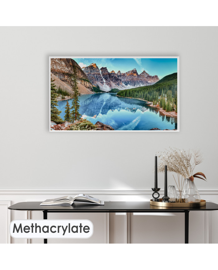 Lago Moraine en el Parque Nacional Banff, Alberta, Canadá