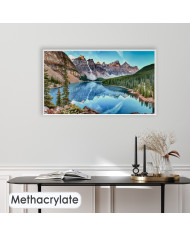 Lago Moraine en el Parque Nacional Banff, Alberta, Canadá