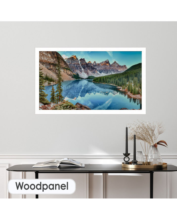 Lago Moraine en el Parque Nacional Banff, Alberta, Canadá