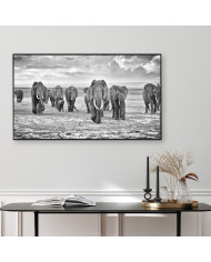 Familia de elefantes, Parque Nacional de Moremi, Bostwana