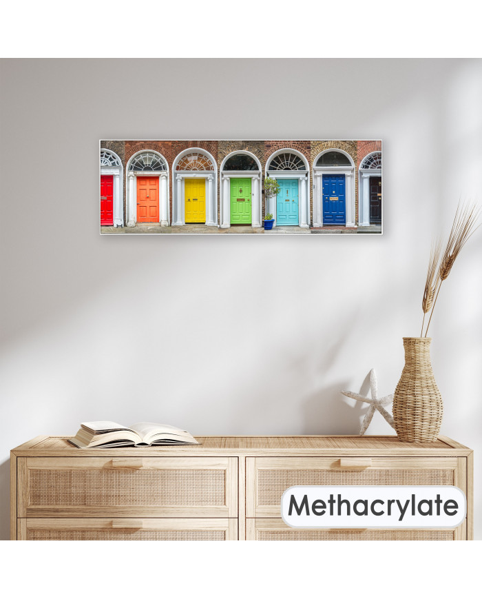 Puertas coloridas en Dublin, Irlanda