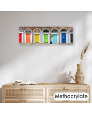 Puertas coloridas en Dublin, Irlanda