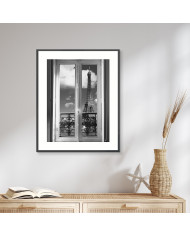 Casa con vistas a la Torre Eiffel, París, Francia