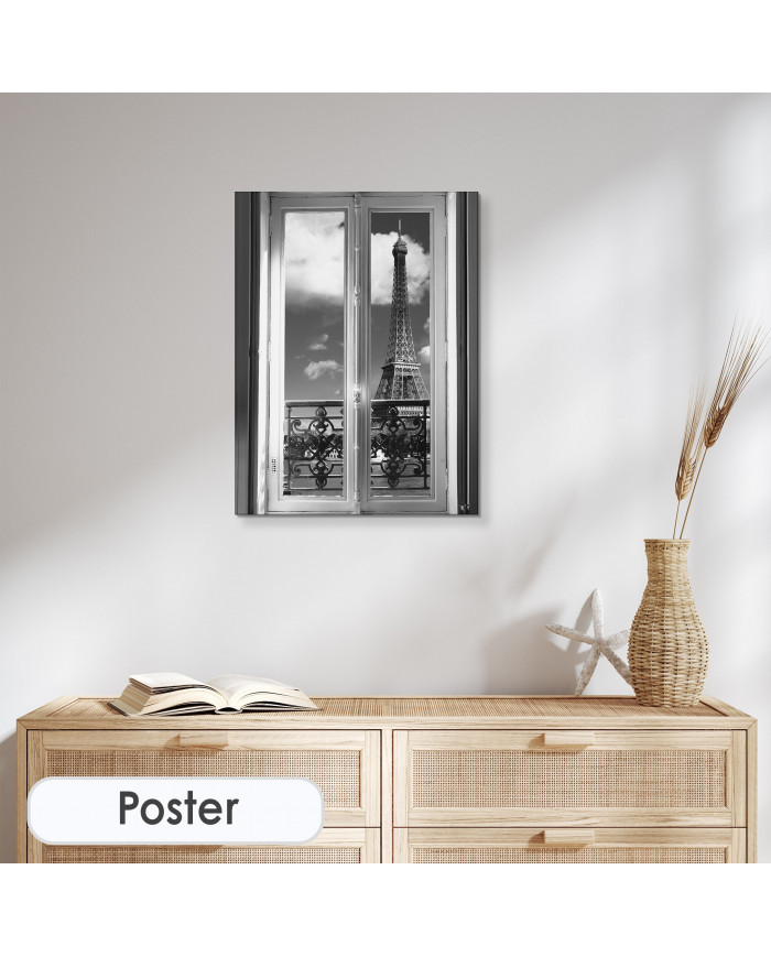 Casa con vistas a la Torre Eiffel, París, Francia