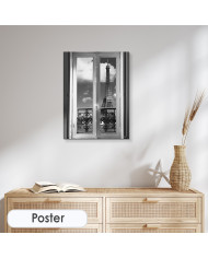 Casa con vistas a la Torre Eiffel, París, Francia